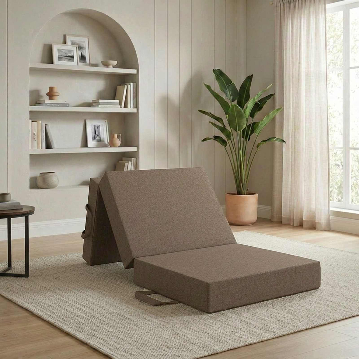 Sulankstomas Sofos Lova 75 x 63 x 45 cm Taupe
