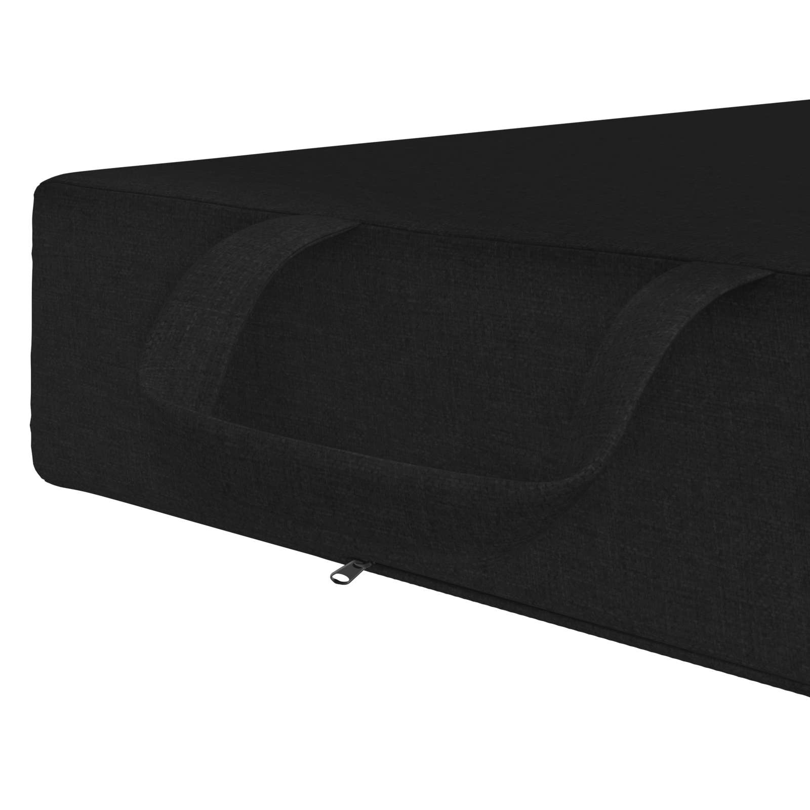 Sulankstomas Sofos Lova 90 x 63 x 45 cm Juoda