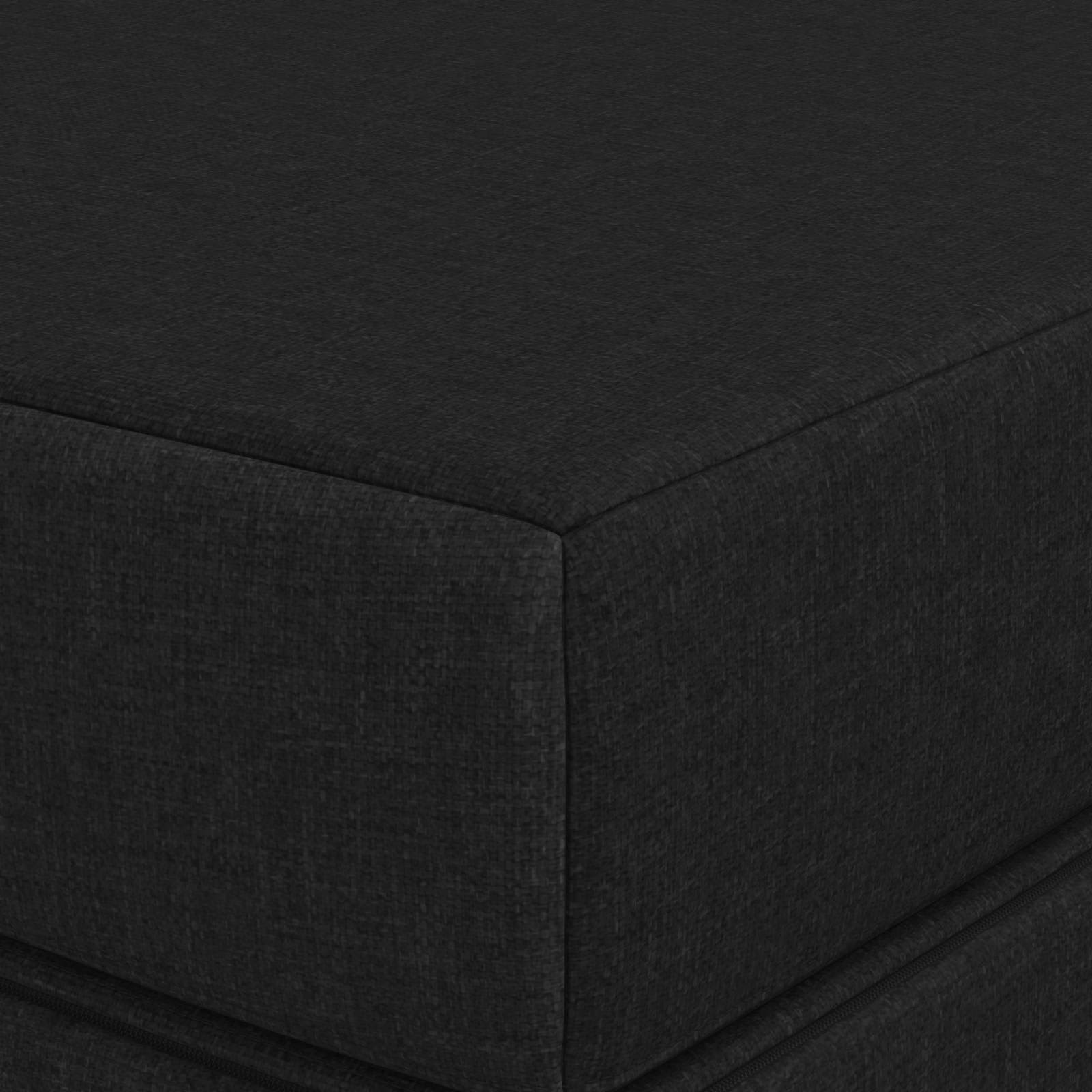 Sulankstomas Sofos Lova 80 x 67 x 45 cm Juoda