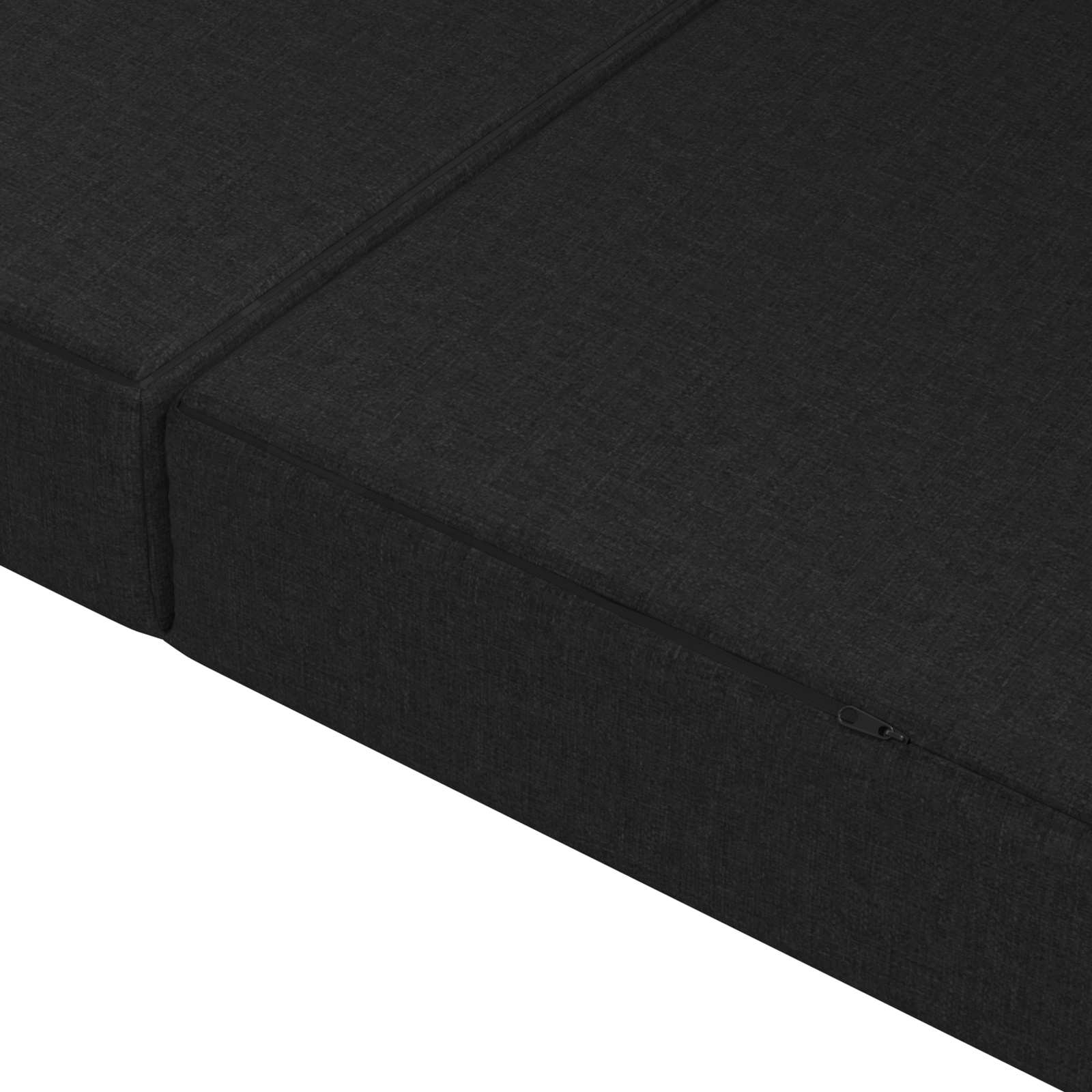 Sulankstomas Sofos Lova 80 x 67 x 45 cm Juoda