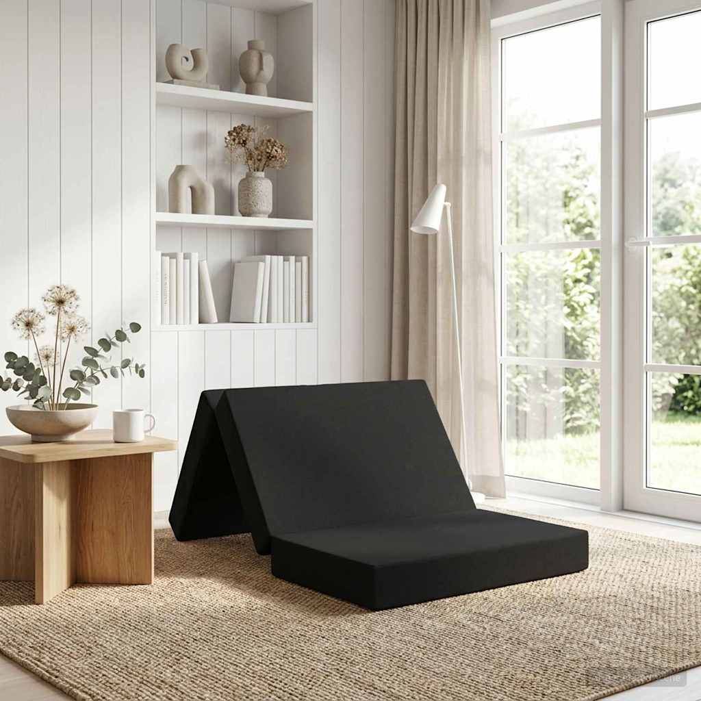Sulankstomas Sofos Lova 80 x 67 x 45 cm Juoda