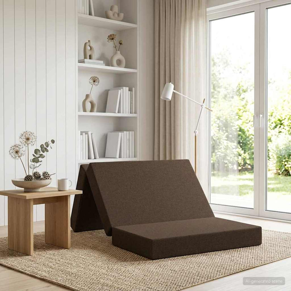 Sulankstomas Sofos Lova 100 x 67 x 45 cm Taupe