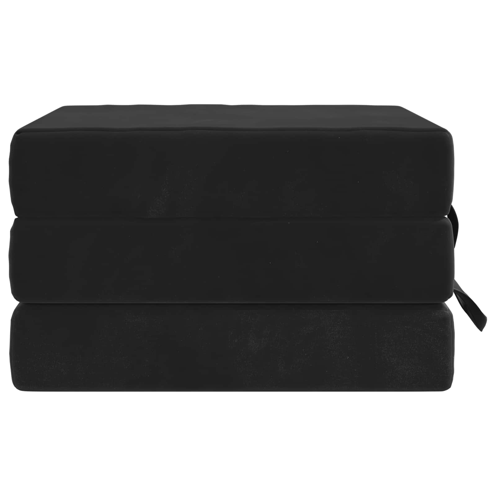 Sulankstomas Sofos Lova 90 x 67 x 45 cm Juoda