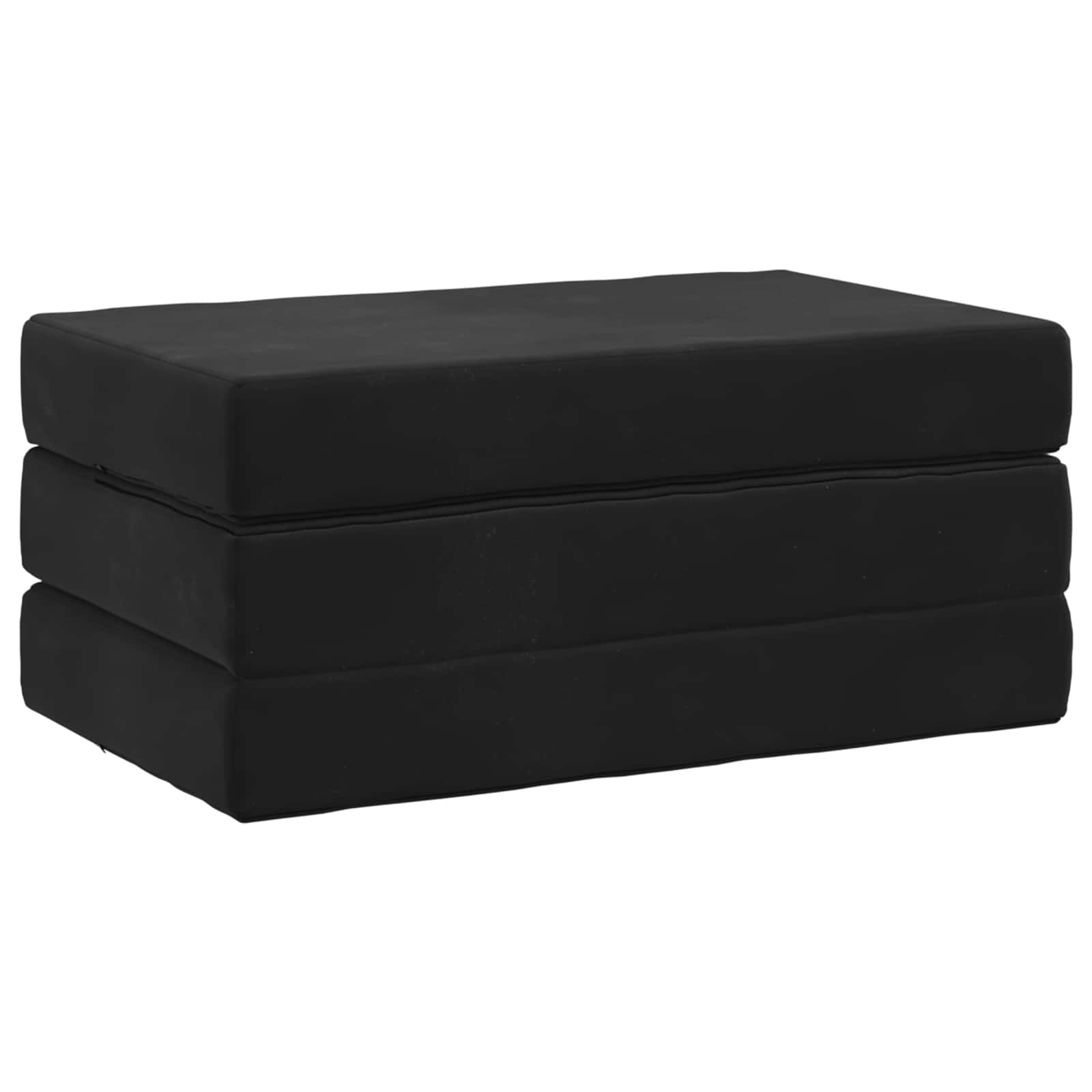 Sulankstomas Sofos Lova 100 x 67 x 45 cm Juoda