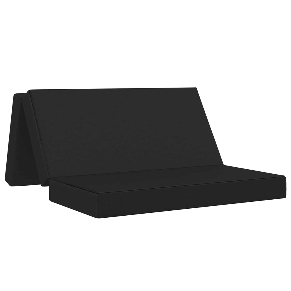Sulankstomas Sofos Lova 120 x 67 x 45 cm Juoda