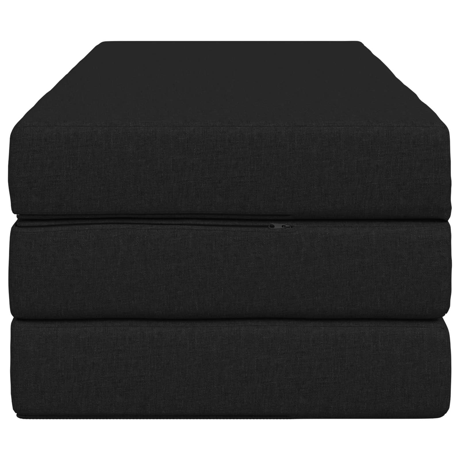 Sulankstomas Sofos Lova 120 x 67 x 45 cm Juoda