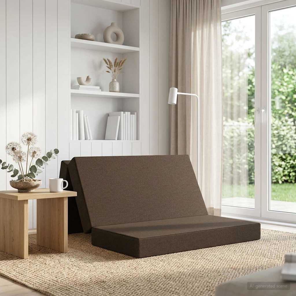Sulankstomas Sofos Lova 160 x 67 x 45 cm Taupe