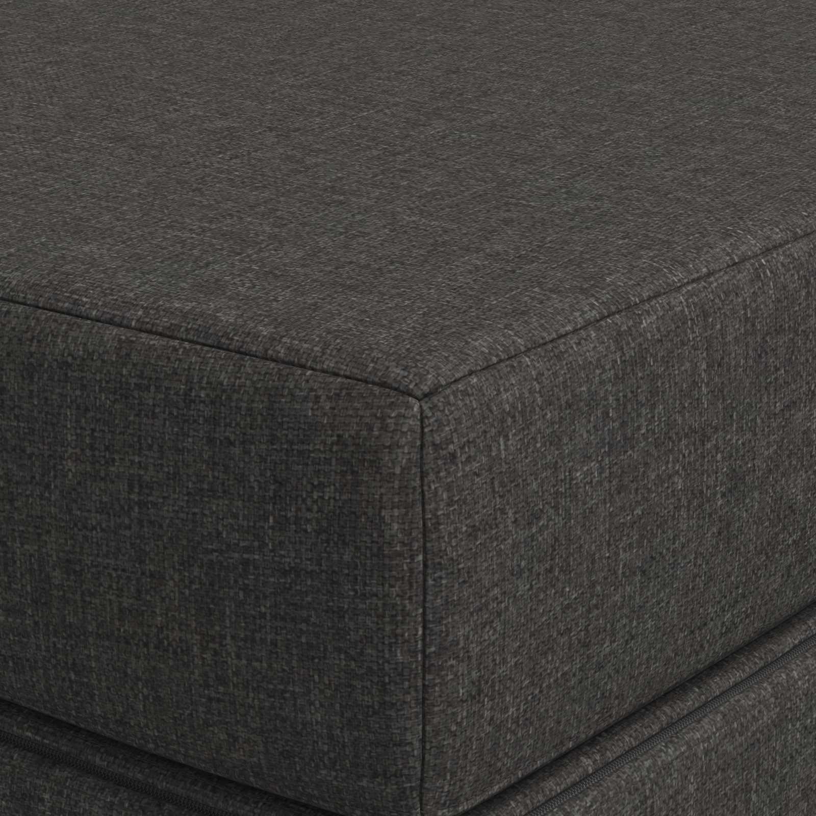 Sulankstomas Sofos Lova 140 x 67 x 45 cm Tamsiai pilka