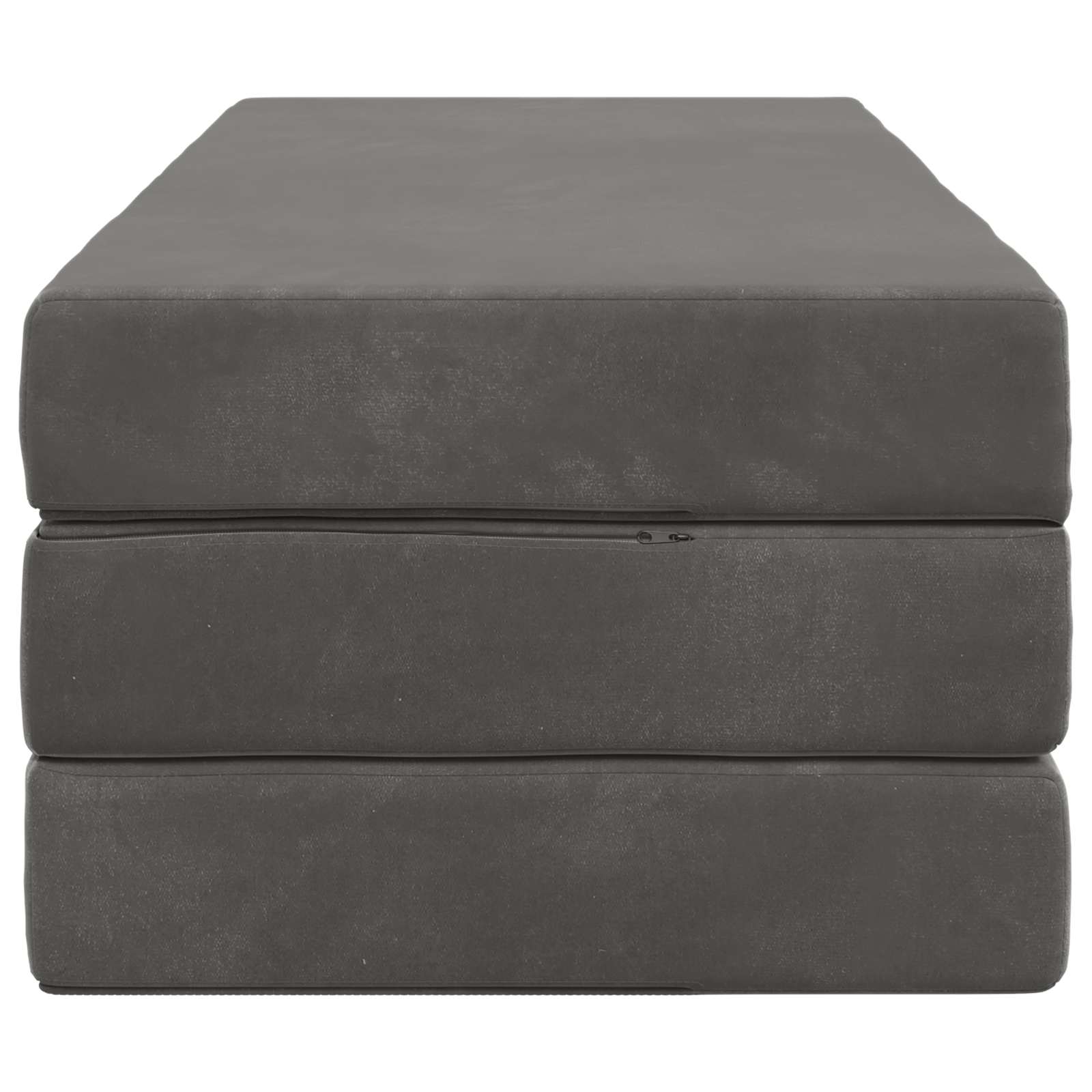 Sulankstomas Sofos Lova 140 x 67 x 45 cm Tamsiai pilka