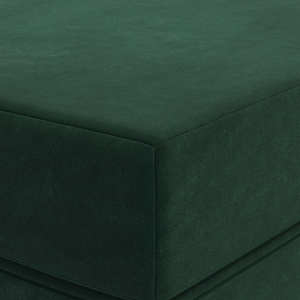 Sulankstomas Sofos Lova 160 x 67 x 45 cm Tamsiai žalia