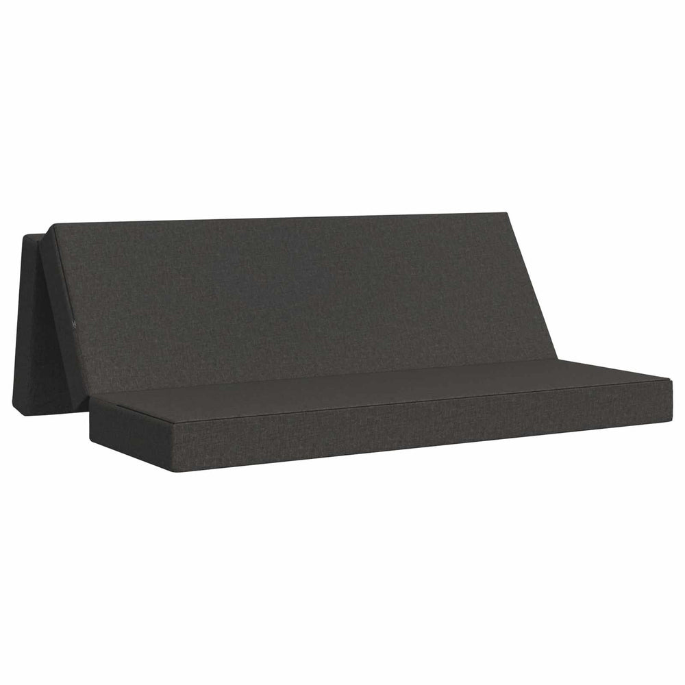 Sulankstomas Sofos Lova 180 x 67 x 45 cm Tamsiai pilka