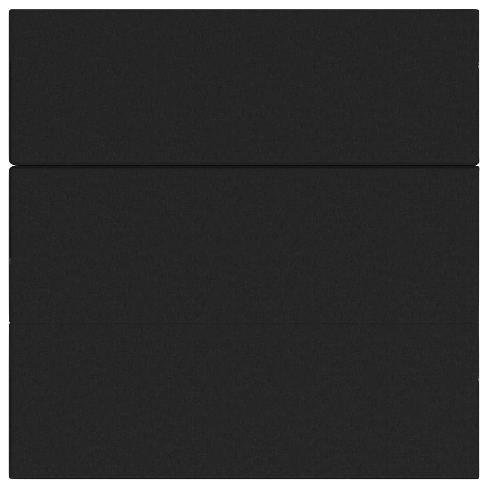 Sulankstomas Sofos Lova 180 x 67 x 45 cm Juoda