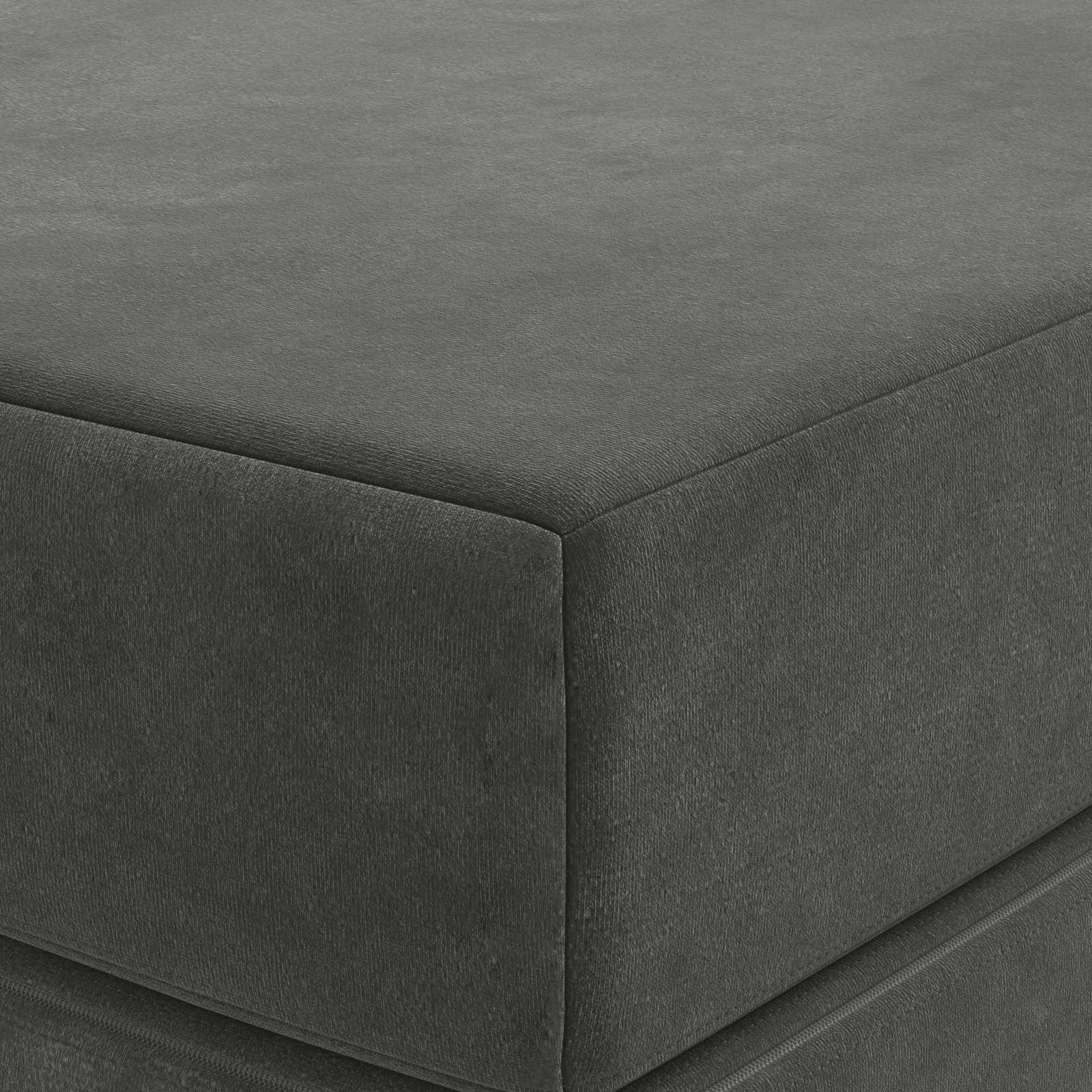Sulankstomas Sofos Lova 180 x 67 x 45 cm Tamsiai pilka