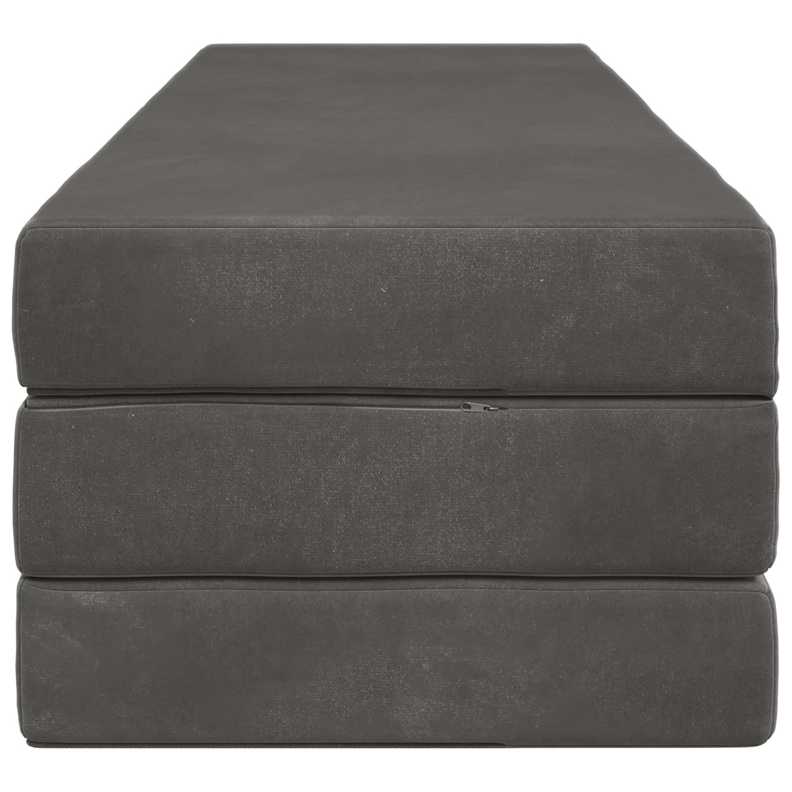 Sulankstomas Sofos Lova 180 x 67 x 45 cm Tamsiai pilka