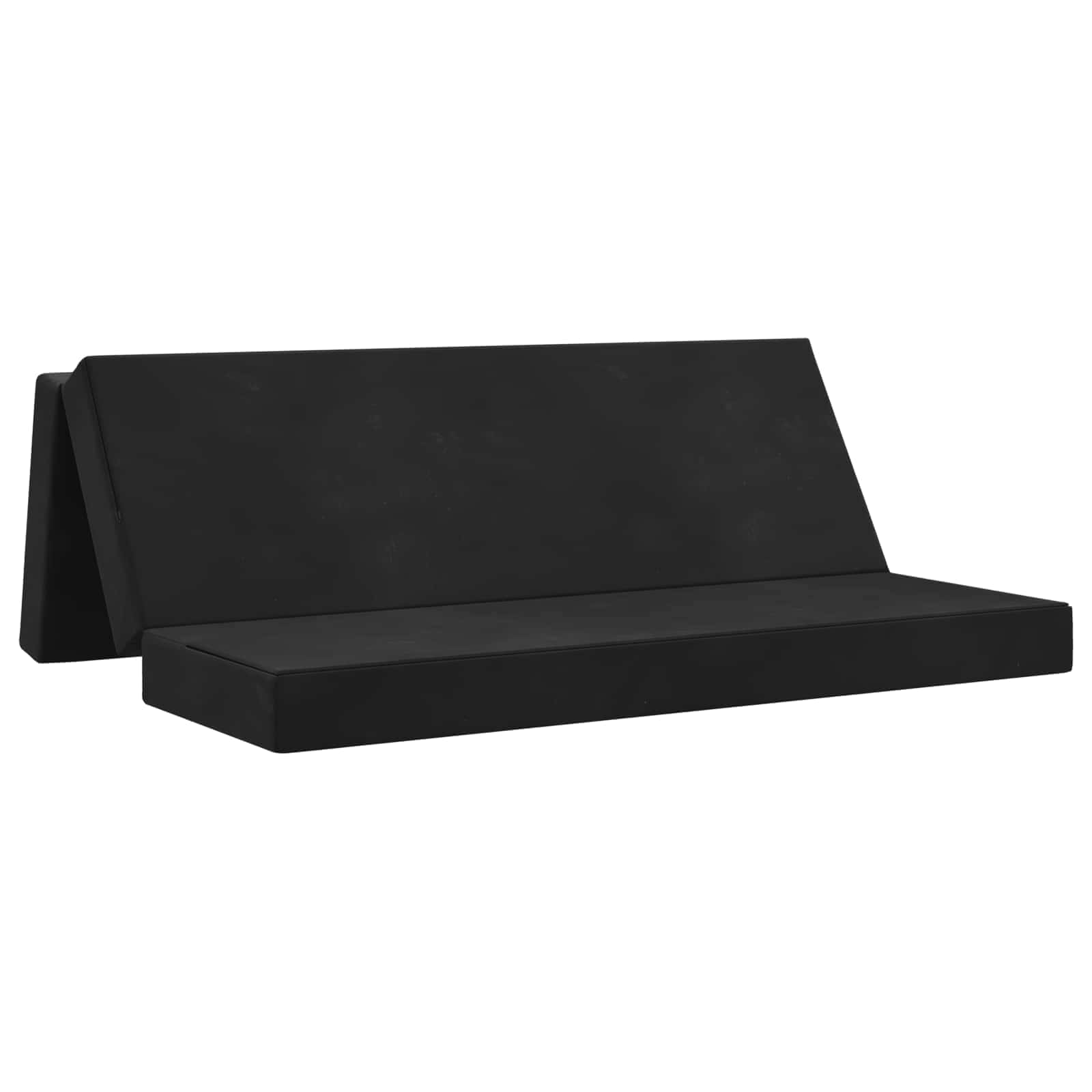 Sulankstomas Sofos Lova 180 x 67 x 45 cm Juoda