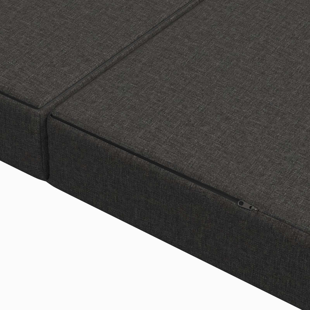 Sulankstomas Sofos Lova 200 x 67 x 45 cm Tamsiai pilka