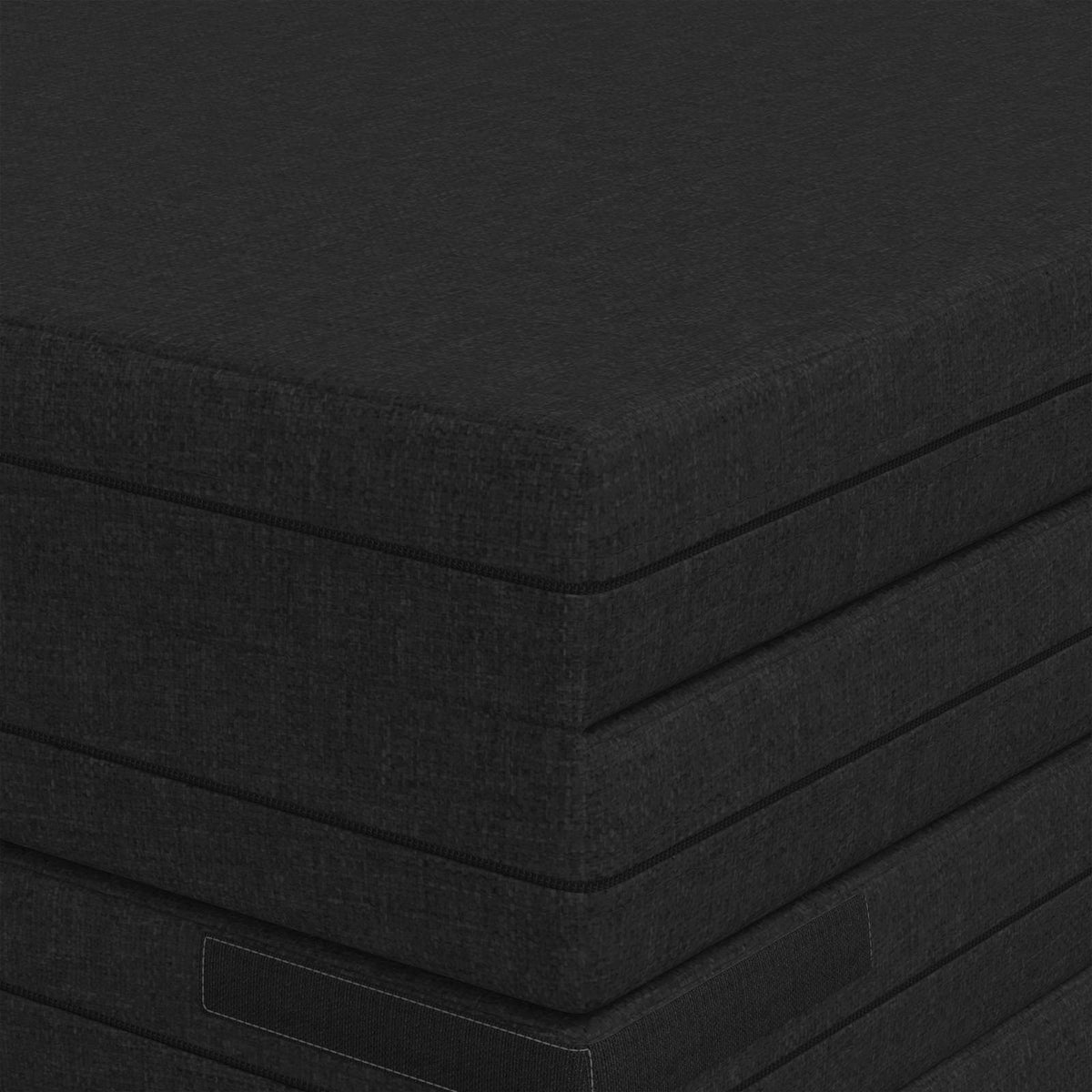 Sulankstomas Sofos Lova 140 x 67 x 45 cm Juoda