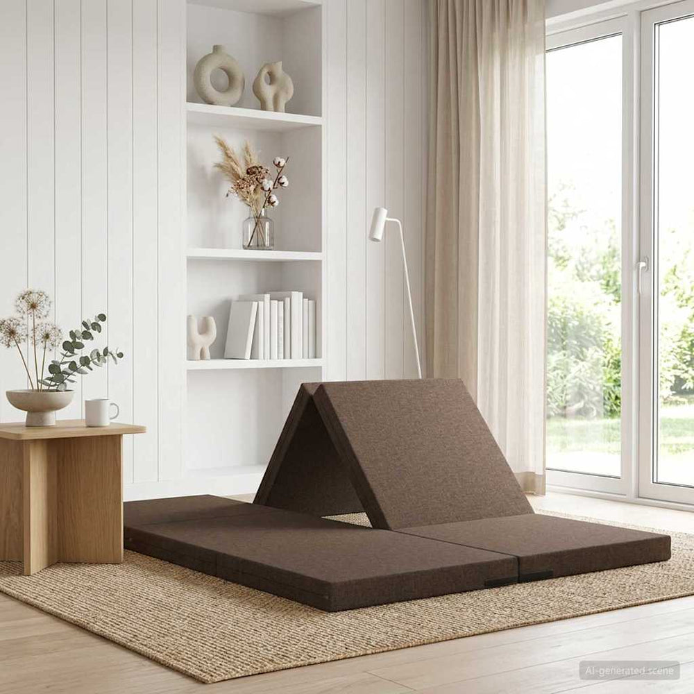 Sulankstomas Sofos Lova 140 x 67 x 45 cm Taupe