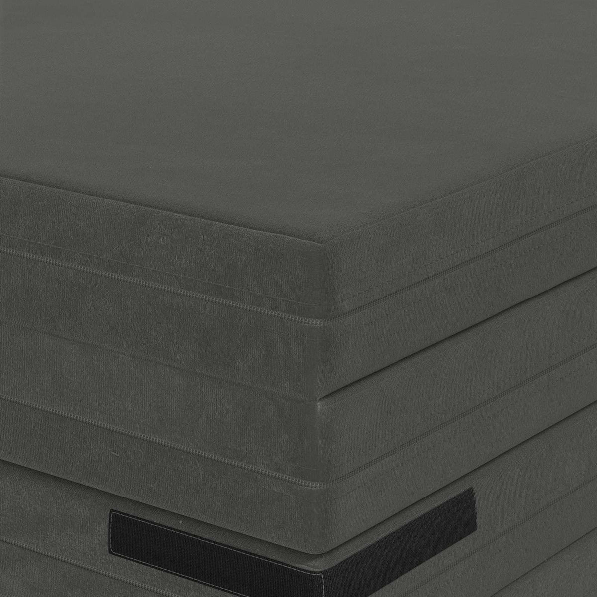 Sulankstomas Sofos Lova 140 x 67 x 45 cm Tamsiai pilka