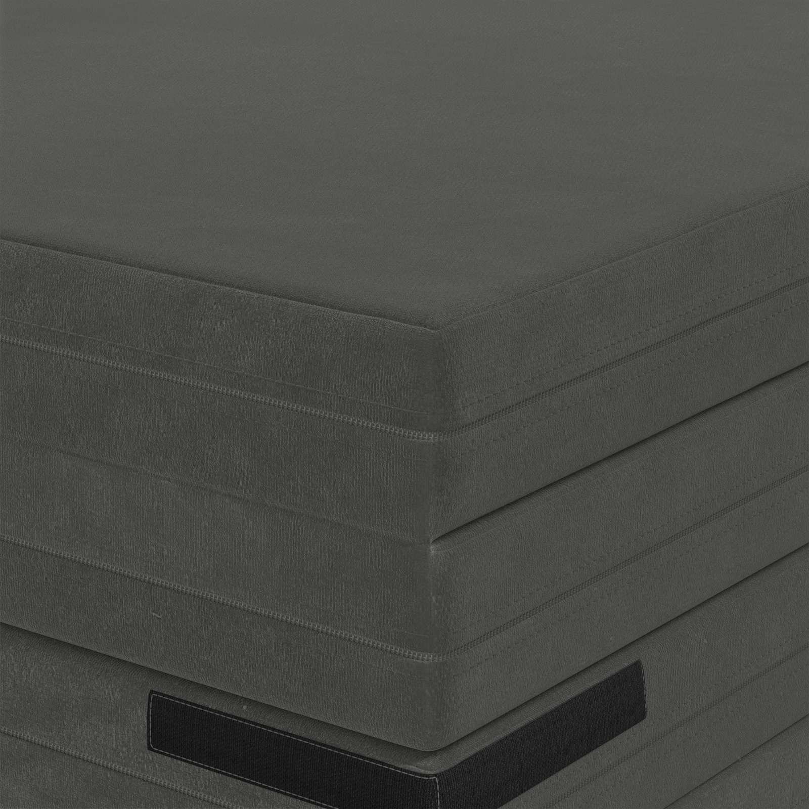 Sulankstomas Sofos Lova 140 x 67 x 45 cm Tamsiai pilka
