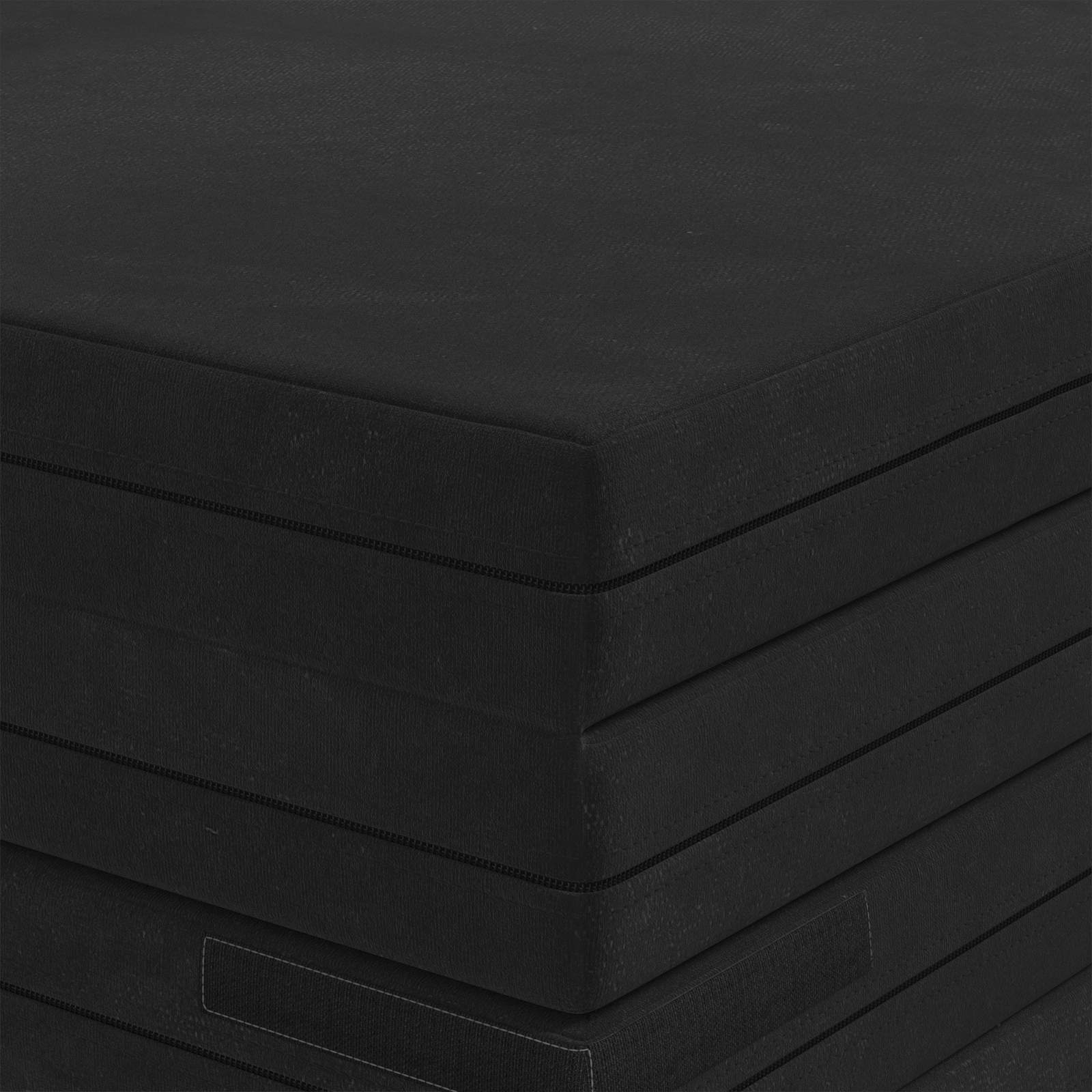 Sulankstomas Sofos Lova 140 x 67 x 45 cm Juoda