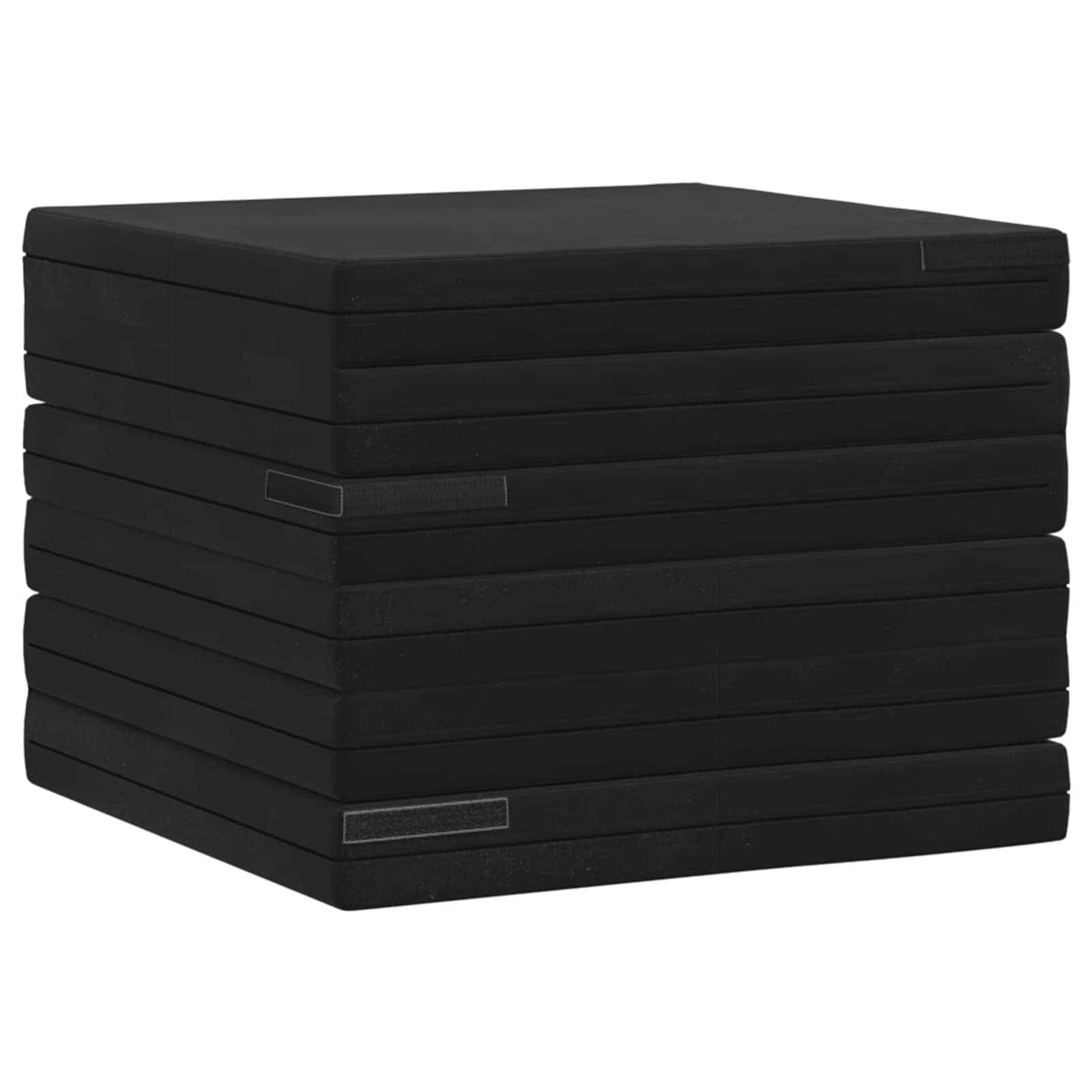Sulankstomas Sofos Lova 140 x 67 x 45 cm Juoda