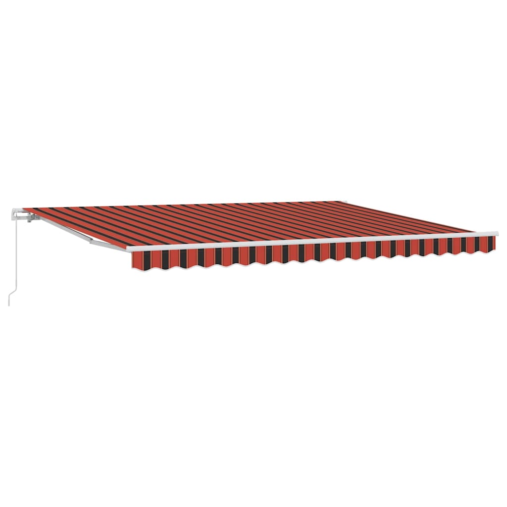 Ištraukiama markizė Oranžinė ir ruda 450 × 300 cm