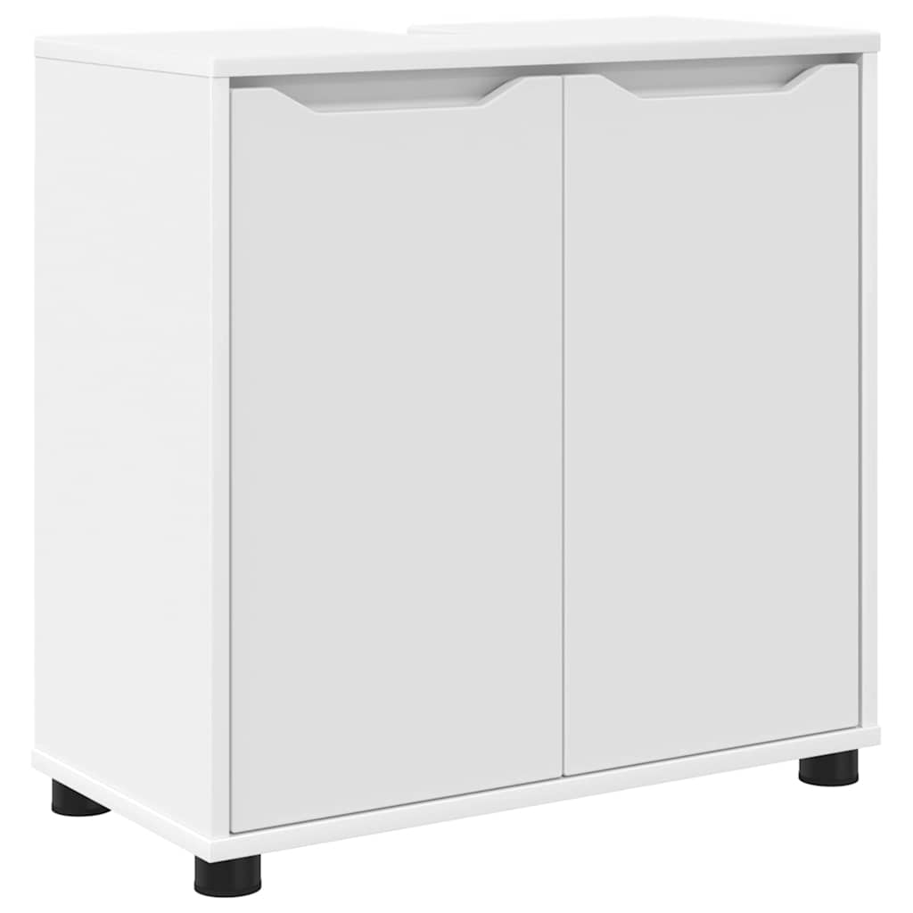 Vonios kriauklės cabinetas su lentyna Balta 60 x 30 x 60 cm
