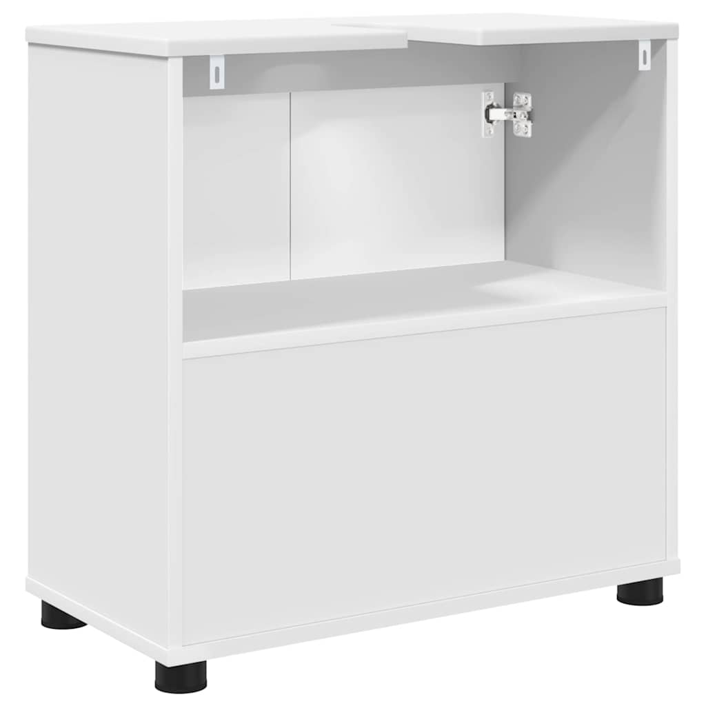 Vonios kriauklės cabinetas su lentyna Balta 60 x 30 x 60 cm