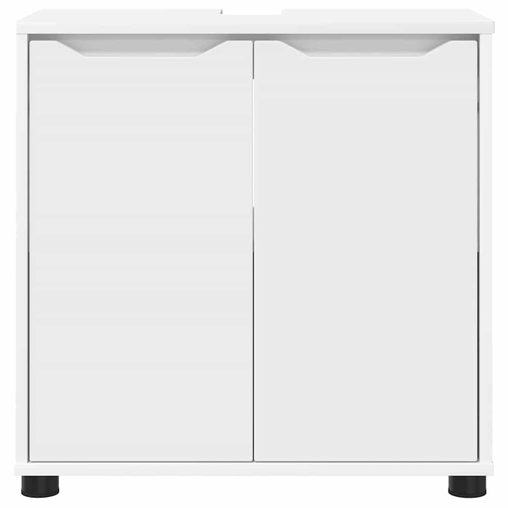 Vonios kriauklės cabinetas su lentyna Balta 60 x 30 x 60 cm