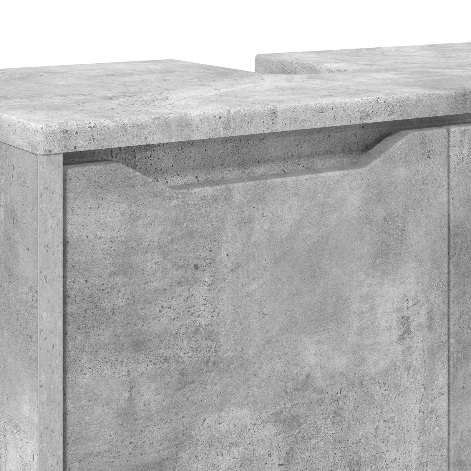Vonios kriauklės cabinetas Betono pilka 60 x 30 x 60 cm