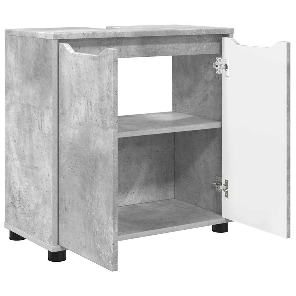 Bathroom sink cabinet Concrete grey 60 x 30 x 60 cm