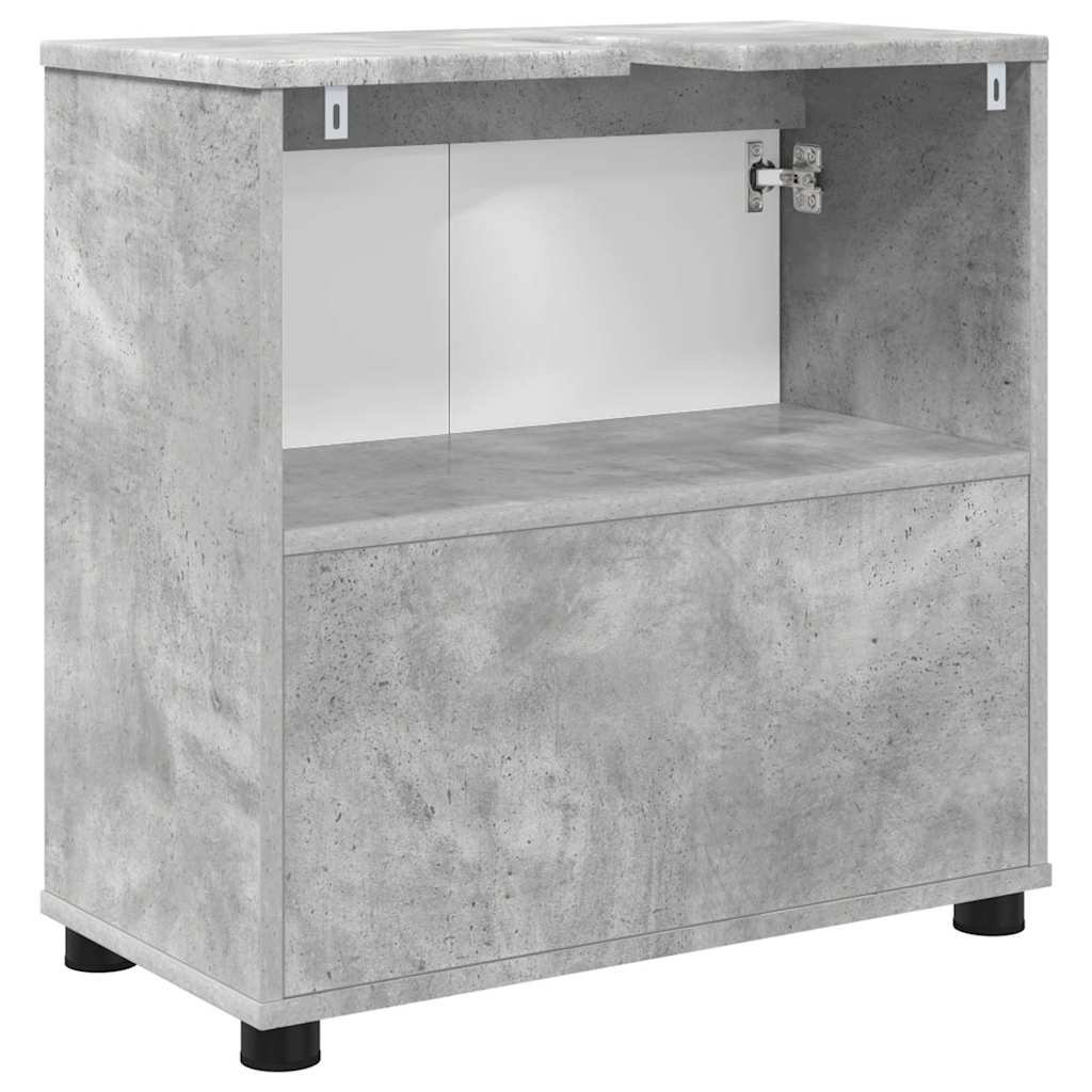 Bathroom sink cabinet Concrete grey 60 x 30 x 60 cm