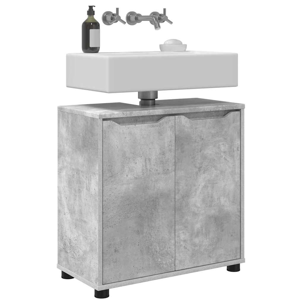 Bathroom sink cabinet Concrete grey 60 x 30 x 60 cm