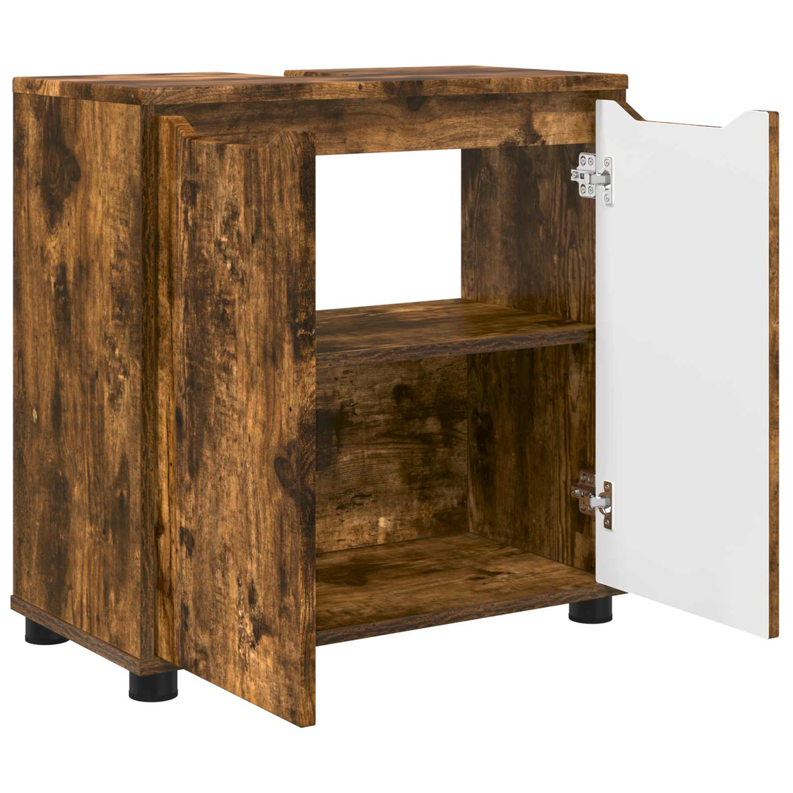 Vonios kriauklės cabinetas Rūkyta ąžuolas 60 x 30 x 60 cm