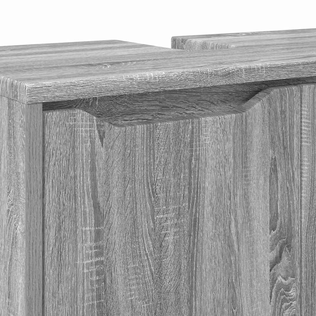 Vonios kriauklės cabinetas Pilkas Sonoma 60 x 30 x 60 cm