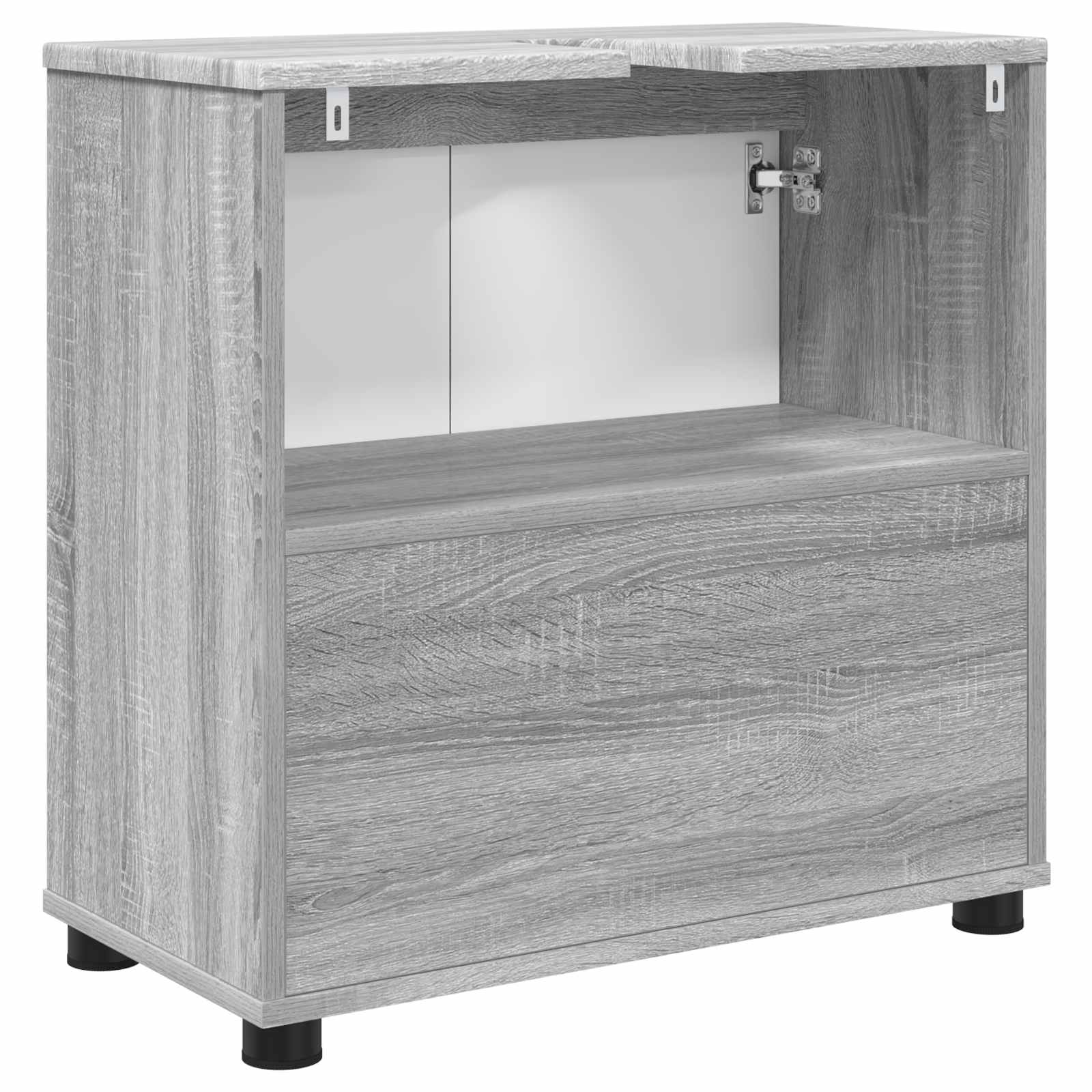 Vonios kriauklės cabinetas Pilkas Sonoma 60 x 30 x 60 cm