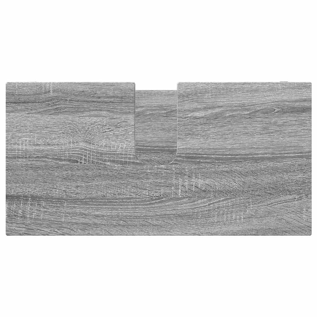 Vonios kriauklės cabinetas Pilkas Sonoma 60 x 30 x 60 cm