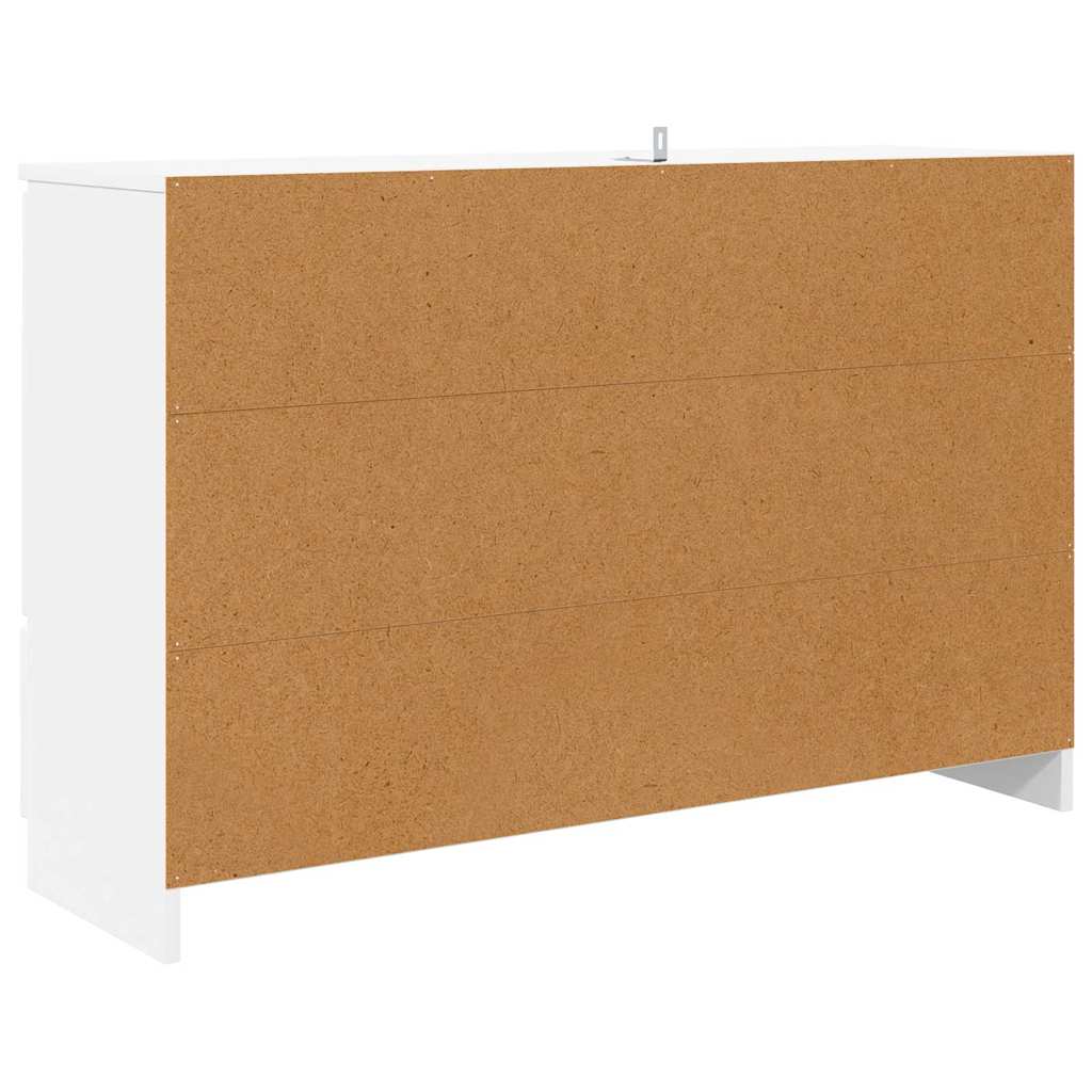 Kabalas su stalčių Balta 100 x 30 x 65,6 Apdirbta mediena