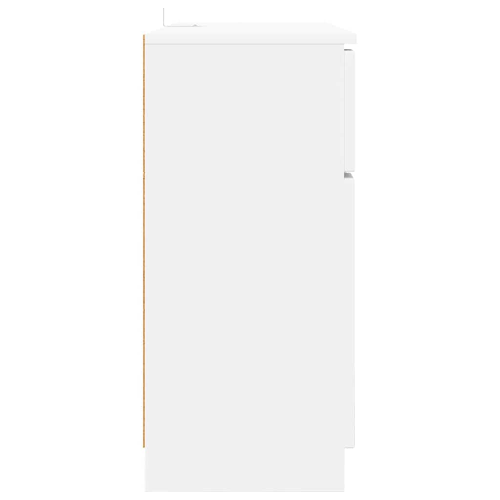 Kabalas su stalčių Balta 100 x 30 x 65,6 Apdirbta mediena