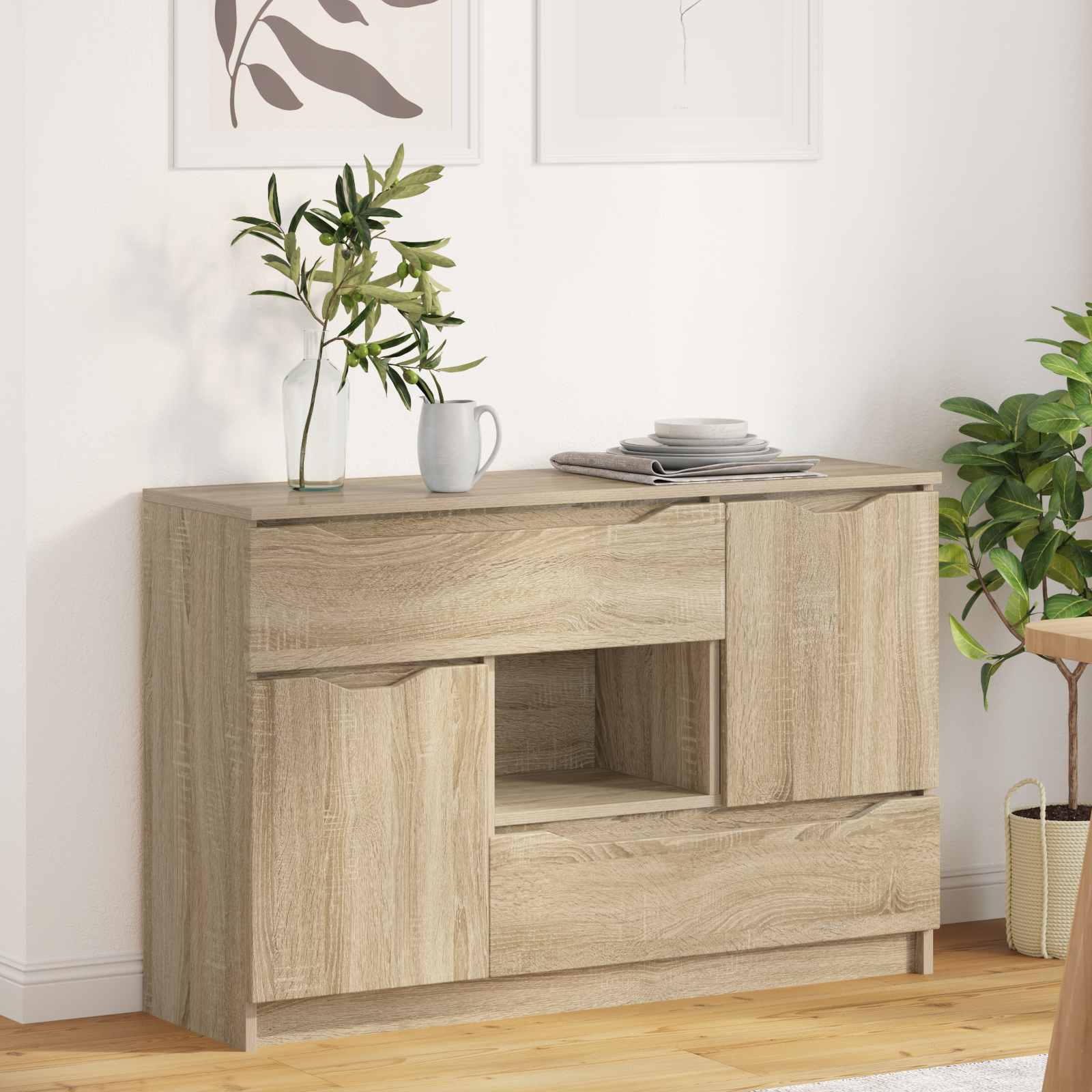 Kabalas Sonoma ąžuolas 100 x 30 x 65,6 Apdirbta mediena