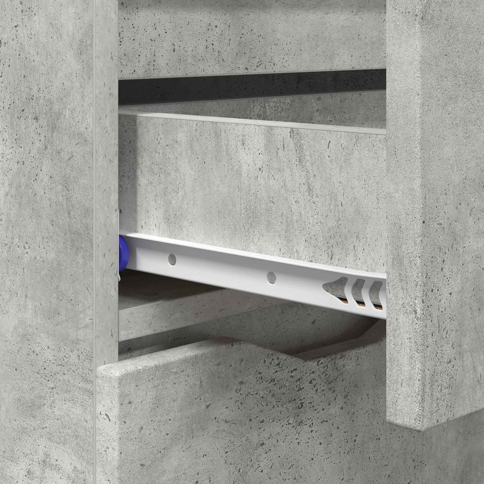 Kabalas Betono pilka 100 x 30 x 65,6 Apdirbta mediena