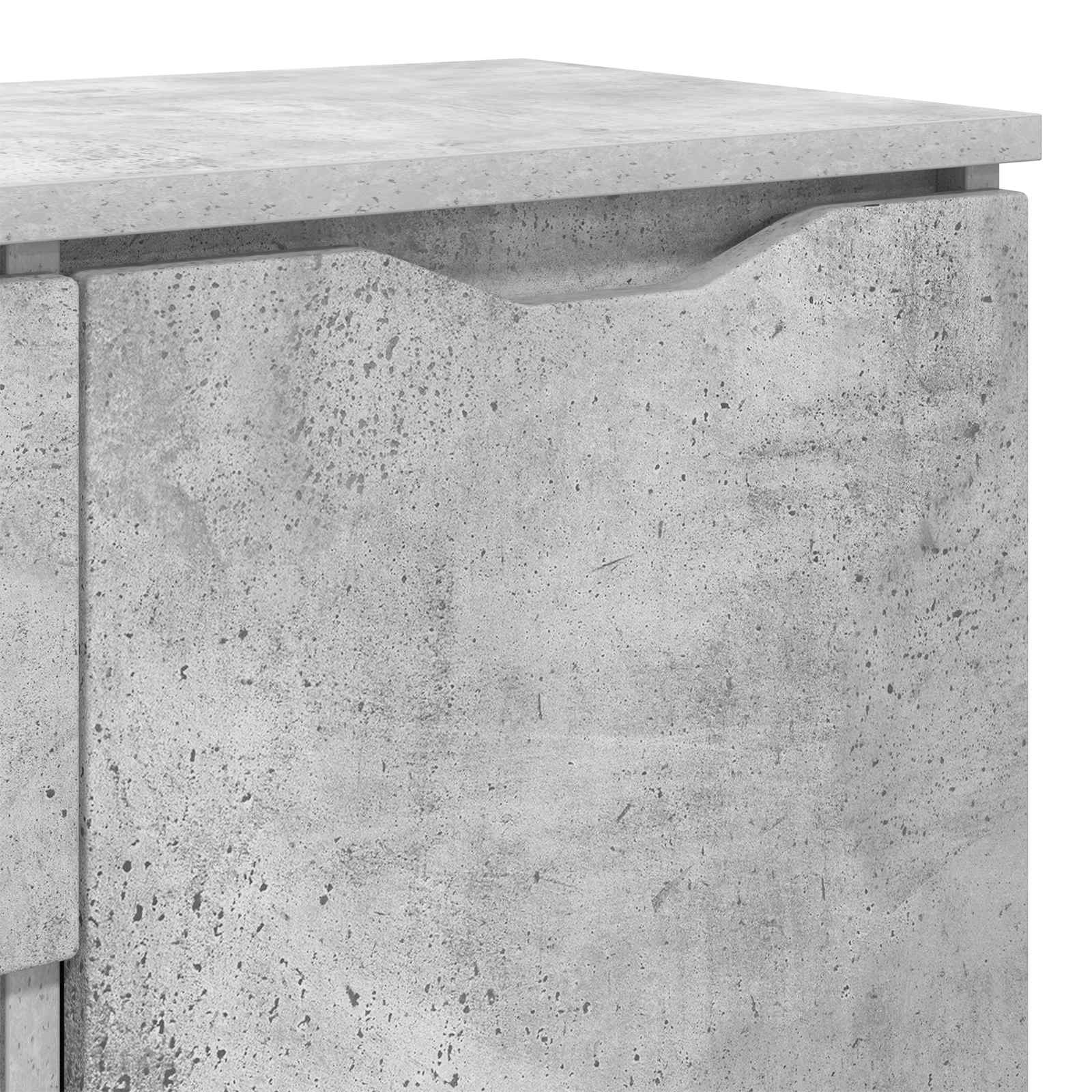 Kabalas Betono pilka 100 x 30 x 65,6 Apdirbta mediena
