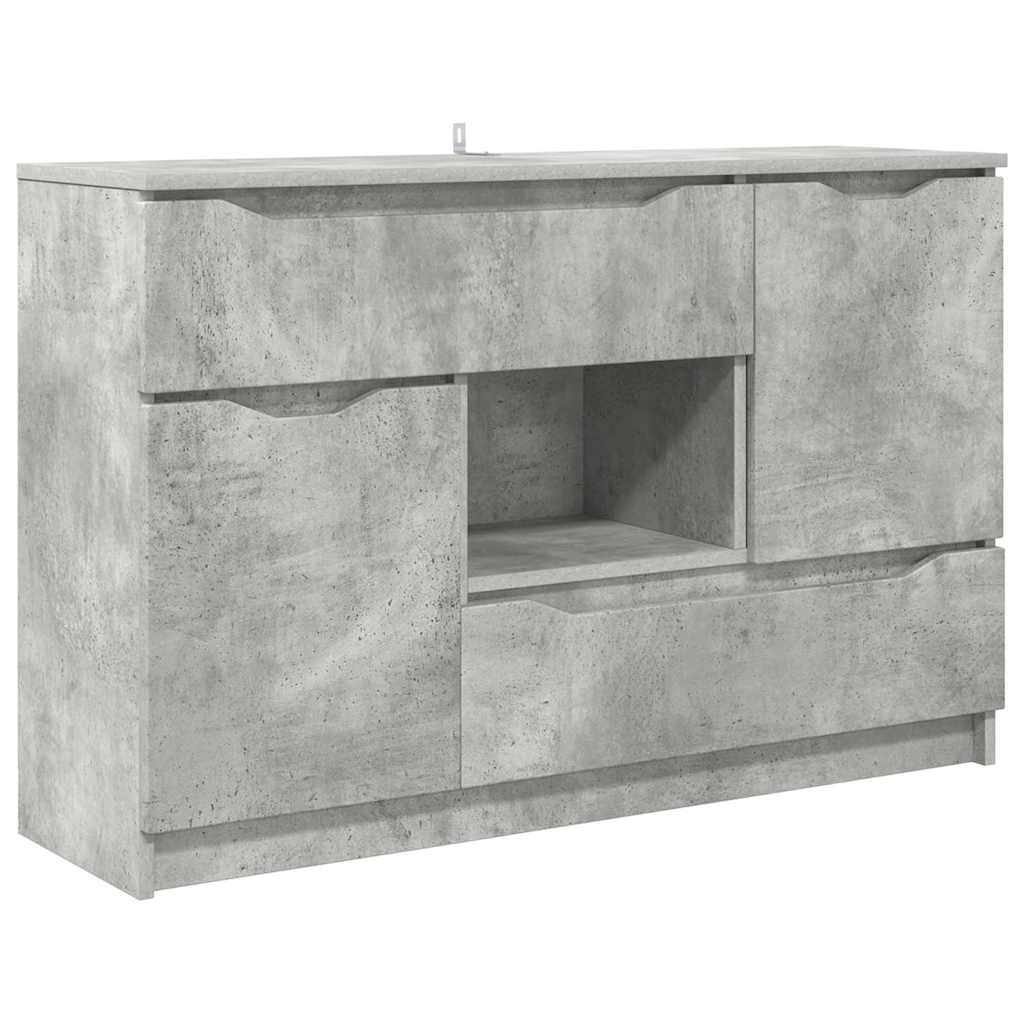 Kabalas Betono pilka 100 x 30 x 65,6 Apdirbta mediena