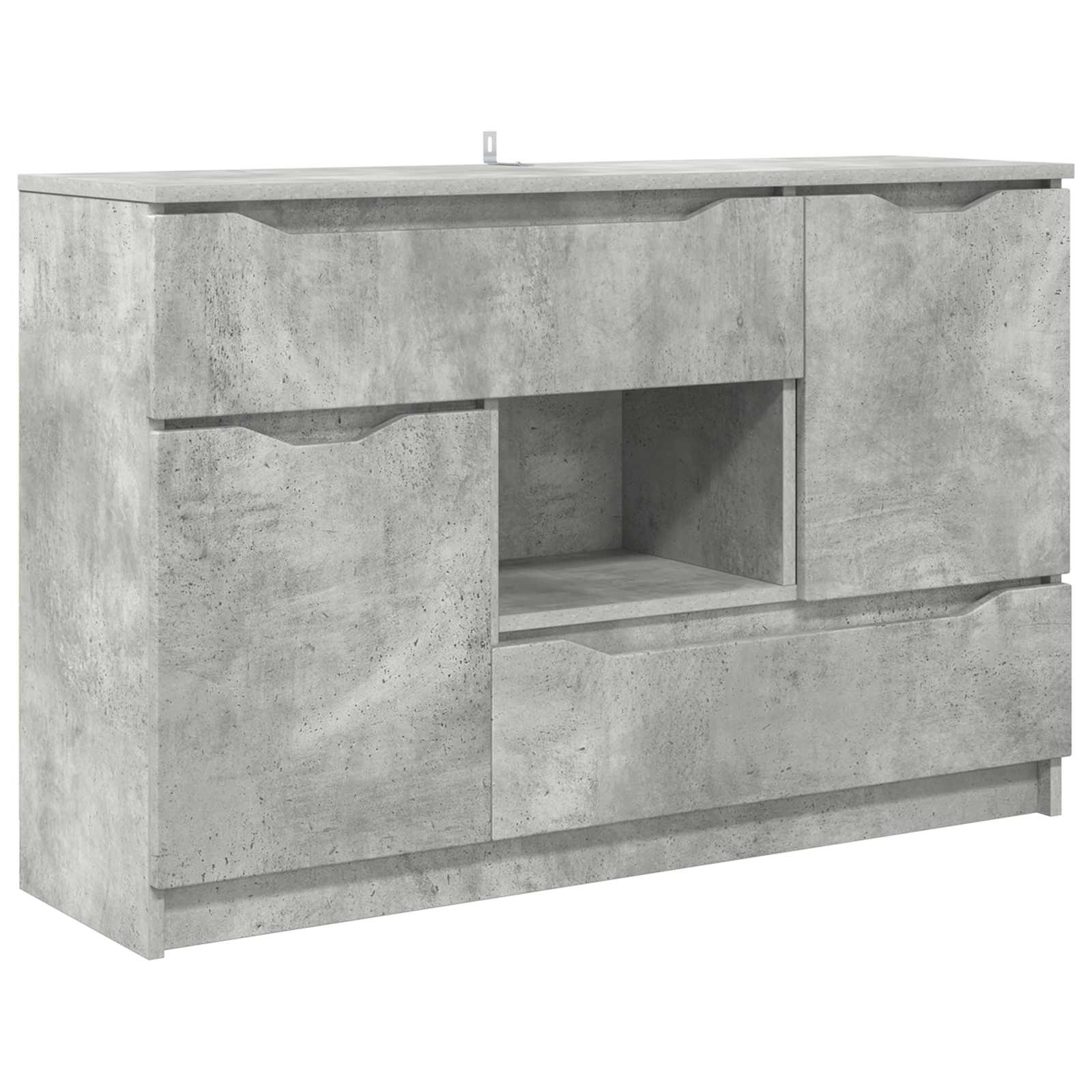 Kabalas Betono pilka 100 x 30 x 65,6 Apdirbta mediena