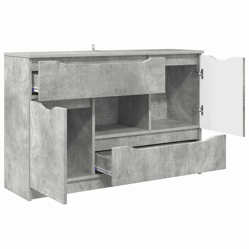 Kabalas Betono pilka 100 x 30 x 65,6 Apdirbta mediena