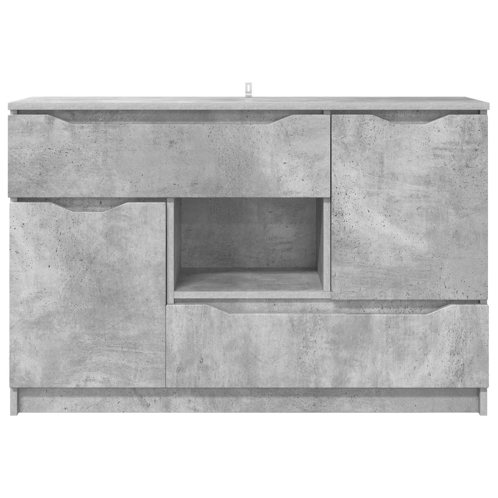 Kabalas Betono pilka 100 x 30 x 65,6 Apdirbta mediena