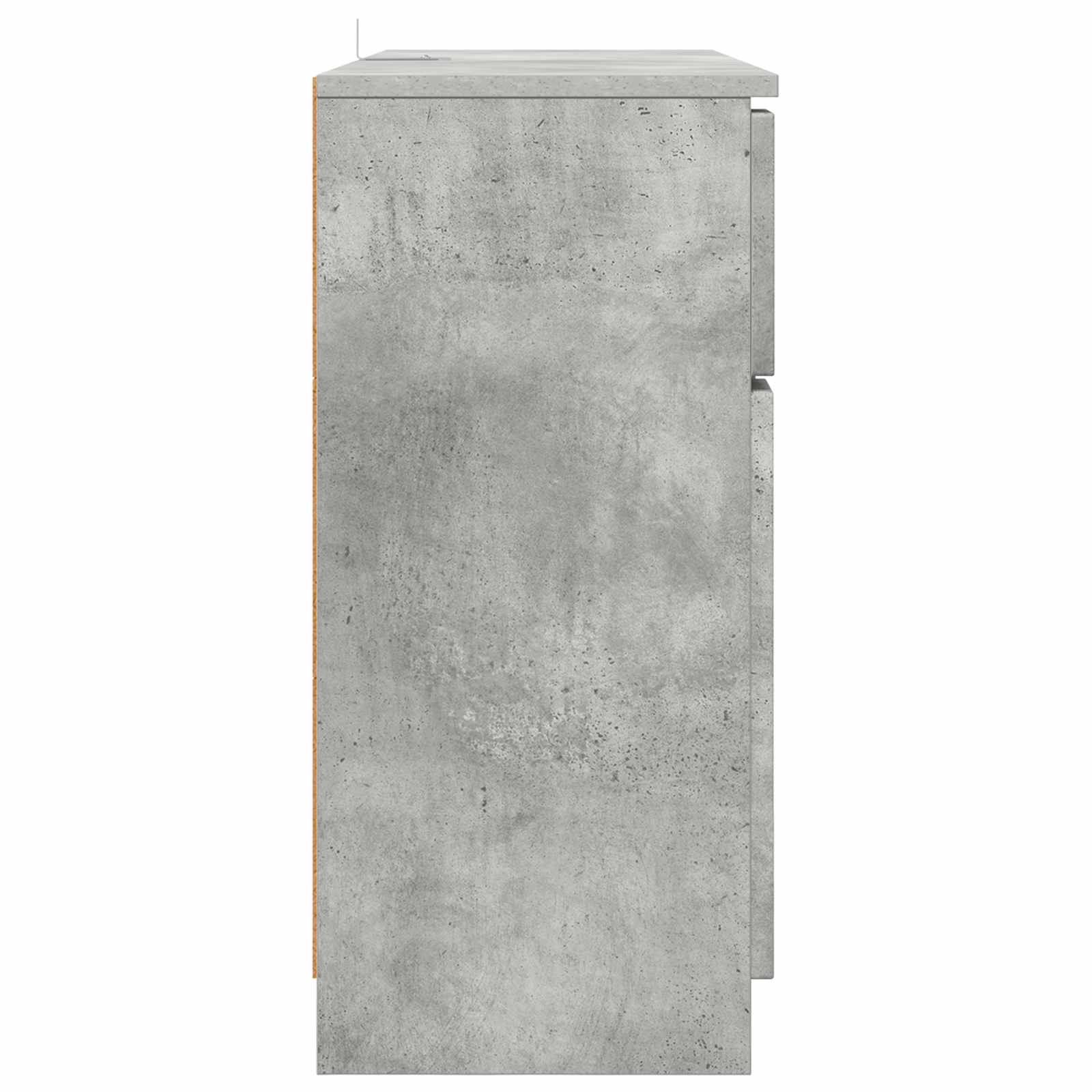 Kabalas Betono pilka 100 x 30 x 65,6 Apdirbta mediena