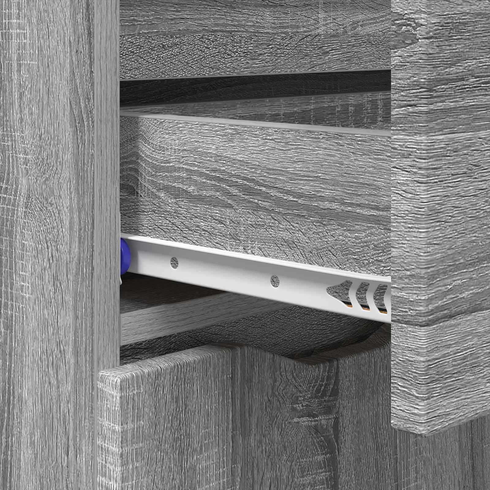 Cabinet Gray Sonoma 100 x 30 x 65.6 Engineered wood