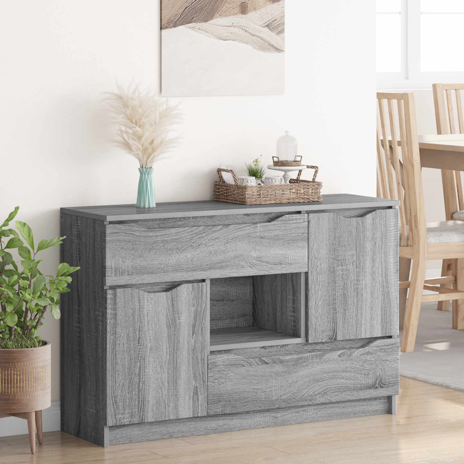 Cabinet Gray Sonoma 100 x 30 x 65.6 Engineered wood